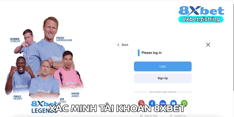 Hướng Dẫn Xác Minh Tài Khoản 8XBET Từng Bước Chi Tiết