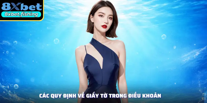 Các quy định về giấy tờ trong điều khoản