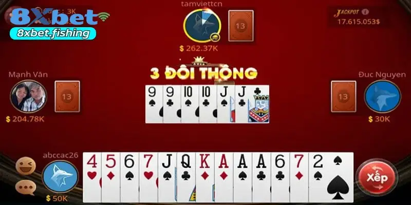 Sự kịch tính làm nên tên tuổi tiến lên miền nam 8XBET